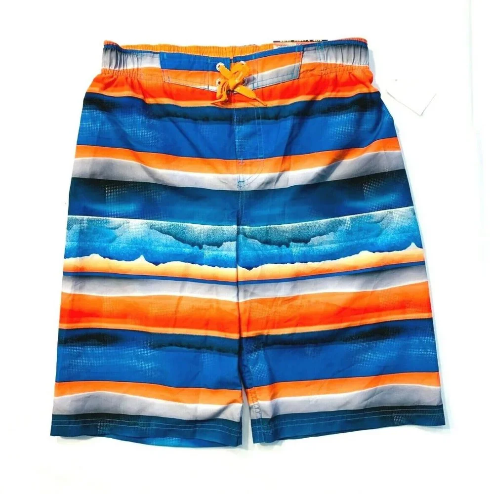 ZeroXposur UPF 50+ Swim‎ Trunks Surf Shorts Surfer Pockets Boys XL-18/20 NWT